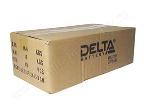 Закрытая коробка с аккумуляторами Delta HR 12-21W